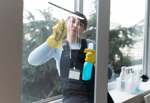 Nettoyage de vitres intérieures et extérieures à Sainte-Brigitte